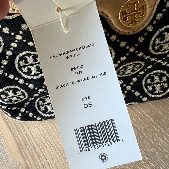 Tory Burch T Monogram Chenille Studio Shoulder Bag - Picture 11 of 16